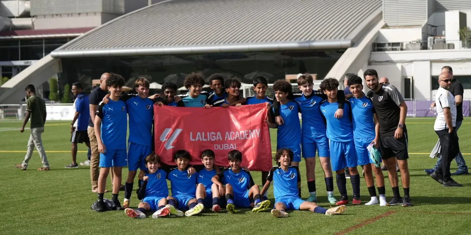 DOFA Season 2023 | Players posing for a photo, representing the LaLiga Football Academy