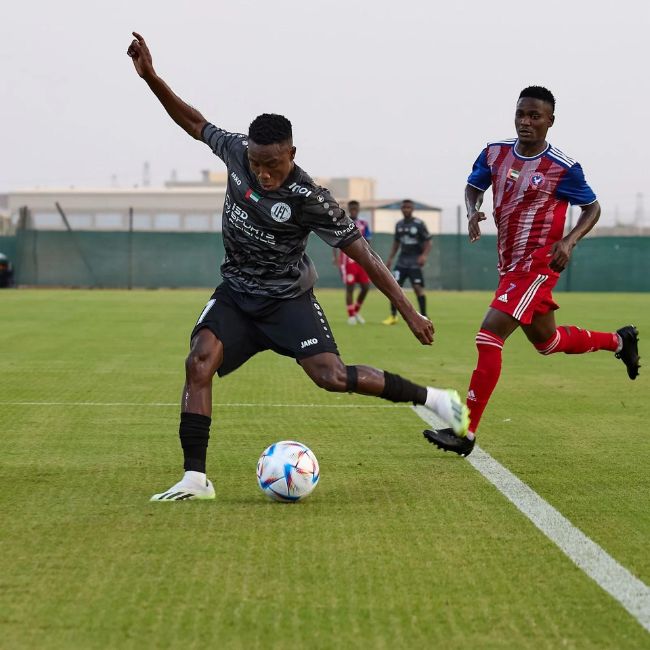 United FC Playing in ISD Stadium in Dubai Sports City