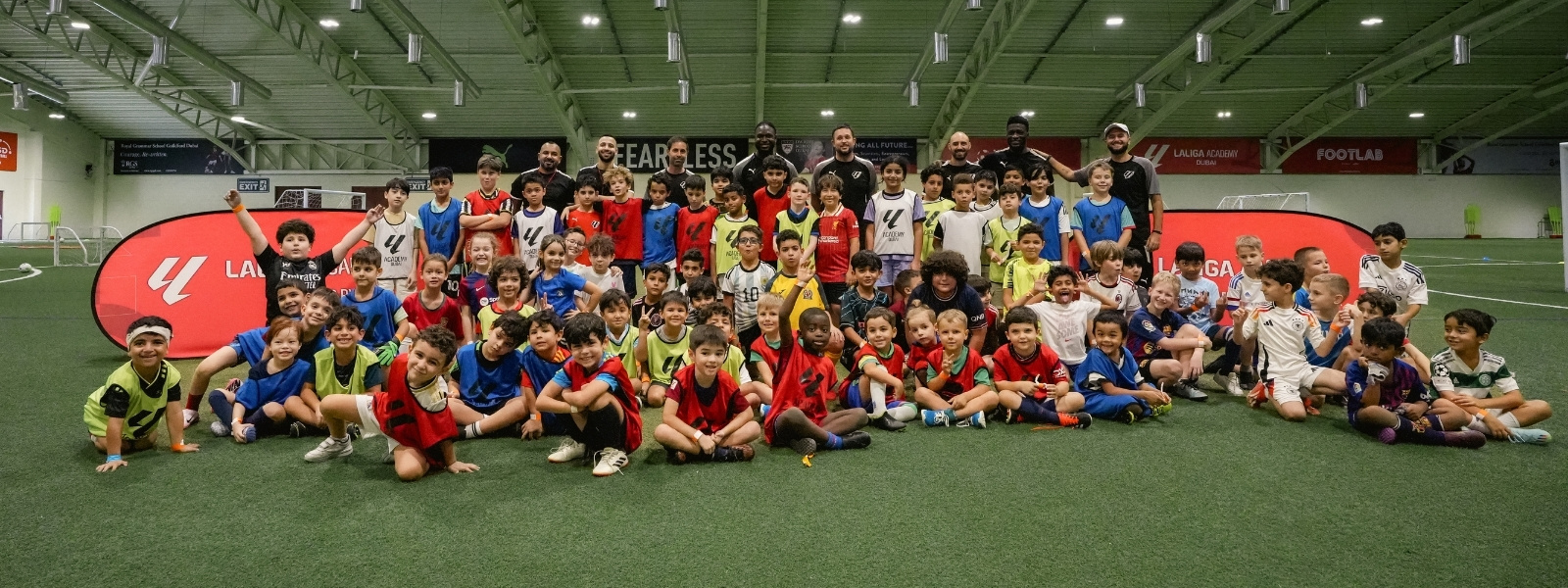 Kids after concluding a week of football camp at LaLiga Academy Dubai in ISD Dubai Sports City (2)